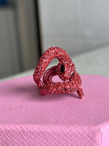 Anello serpente strass roberto - serpente,