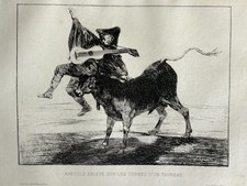 Francisco GOYA gravure Etching