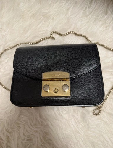 Classic black furla bag - classic,