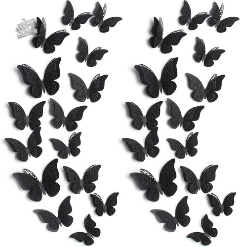 120 farfalle decorative - farfalle, 3d