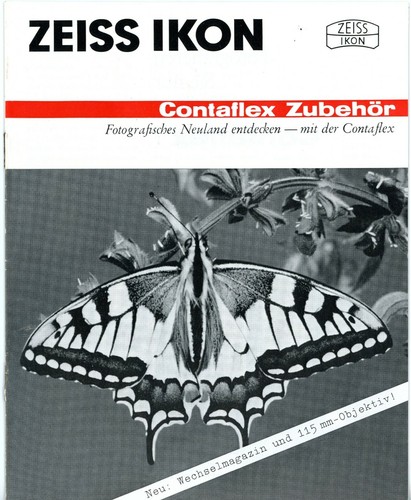 Zeiss ikon brochure contaflex - zeiss,