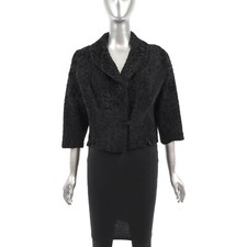 Giacca Bolero Nero Swakara