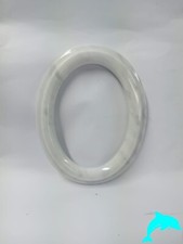 CORNICE PORTAFOTO OVALE IN MARMO A PARETE PER FOTOCERAMICA 11X15