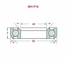 MH-P16 1 1/2'' 52x40x7