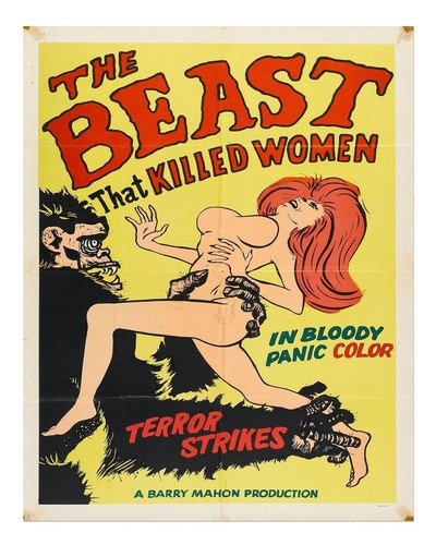 Poster vintage film horror