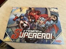 Album card E Tempo di Supereroi Marvel distribuito Coop completo da collezione