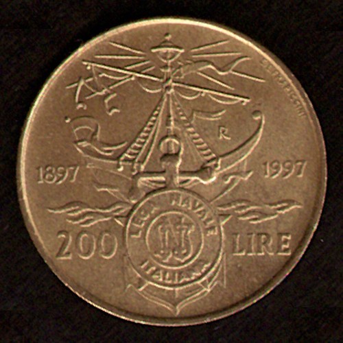 Moneta 200 lire lega - lire,
