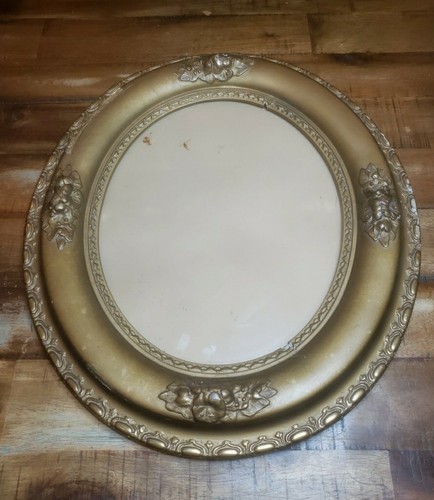 Antico quadro gesso legno - in,