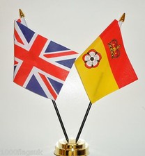 Set bandiera da tavolo doppia