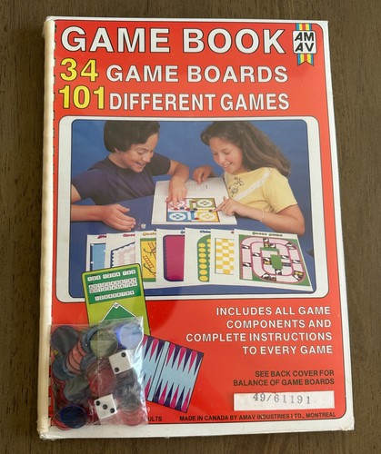 Vintage 1984 amav game book - vintage,