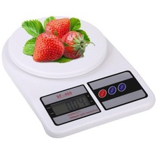 Bilancia Digitale Cucina 10Kg 1G Elettronica Tara Max Peso Alta Precisione