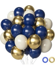 Palloncino lattice bianco oro