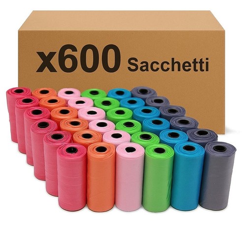 Sacchetti feci cane 600 - feci,