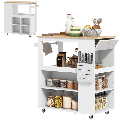 Homcom carrello isola - homcom, da