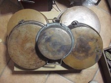 LOTTO RAME - 5 VECCHI PAIOLI PER CUCINARE O ESPORRE-MISURE VARIE