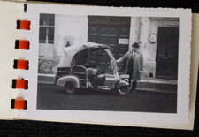 Vtg 50's B&W Photo Piaggio Ape