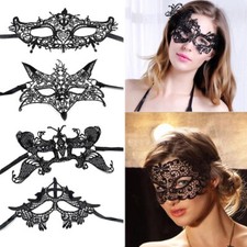 MASCHERA DONNA SEXY MASCHERINA IN PIZZO CARNEVALE COSTUME BAROCCO GIOCHI EROTICI