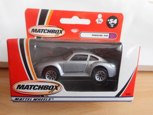 Matchbox porsche 959 grigio - 959, in