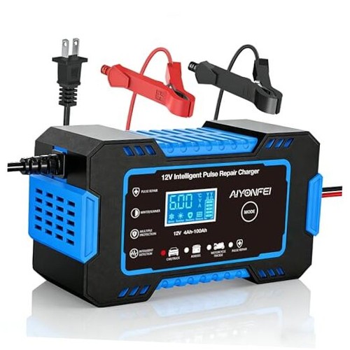 Caricabatterie blu 12v - 6a,