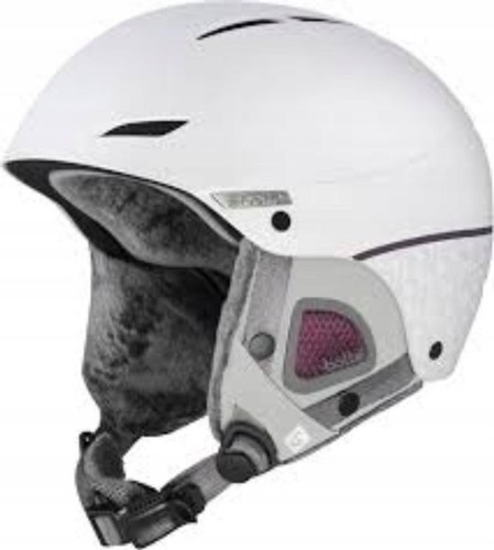 Casco sci bianco perla - perla, opaco