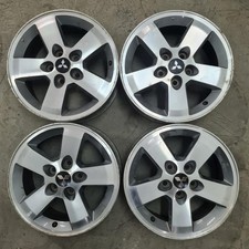 4 cerchi lega pajero l200 outlander r16 antracite lucido diamantato lt002196