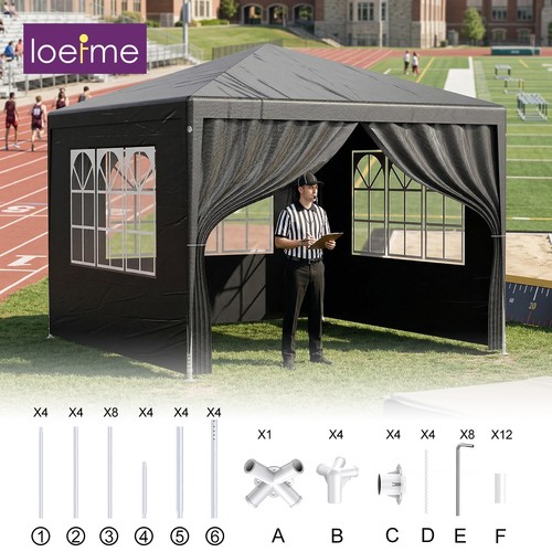 3x3m 3x4m gazebo - 3x4m, pieghevole