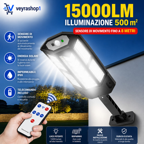 Lampada solare led esterno - solare,