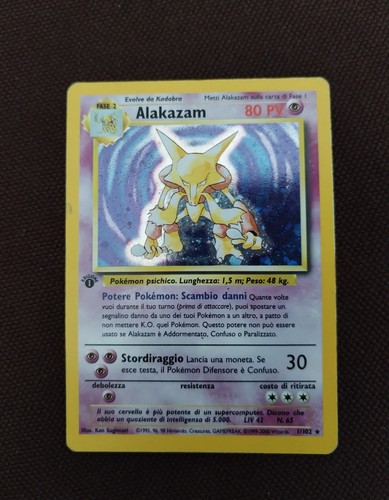 Carta pokémon alakazam - pokémon,
