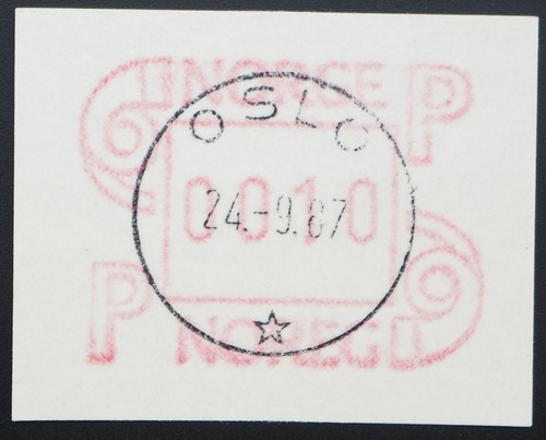 Norvegia atm 1986 - michel, n.