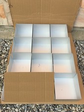 CONTENITORE 10 PZ SCATOLA IN ALLUMINIO PER MINUTERIA MAGAZZINO SCORTE 22X22X13X9