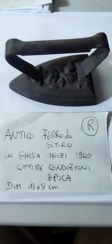 Ferro stiro ghisa - da, epoca
