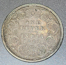 Rupia 1862 India moneta