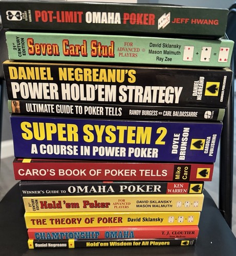 Poker book lot - book, 11