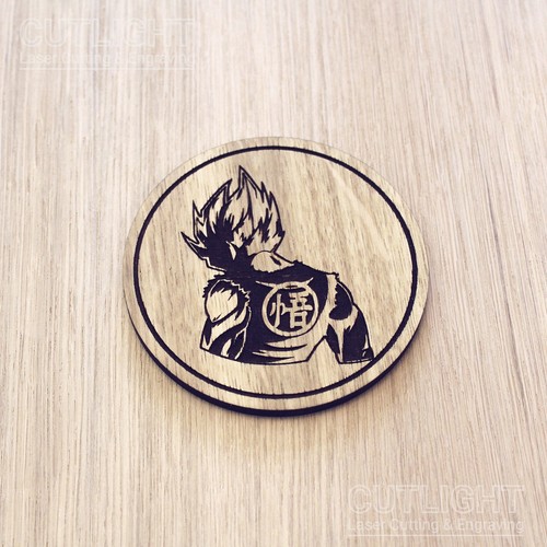 Sottobicchiere legno taglio - sottobicchiere,