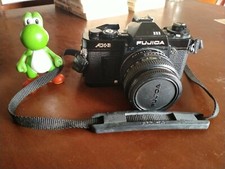 Fujica Ax-3 Ax 3 +teleobiettivo Fujinon 50mm 1: 1.9 Macchina fotografica vintage