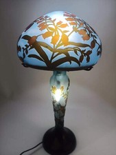 Lampada da scrivania in vetro