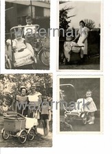 10 interessanti foto originali a tema carrozzina (vari formati) anni 30'/50'