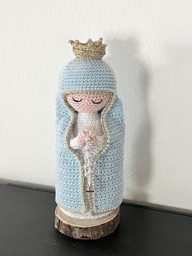 Madonna amigurumi uncinetto - madonna,