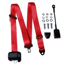3 Punkt Cintura Automatica di Sicurezza Universale Rosso M Gurtpeitsche Tüv E