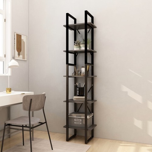 Libreria ripiani grigia - ripiani,