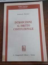 Introduzione al diritto costituzionale Martines, Temistocle