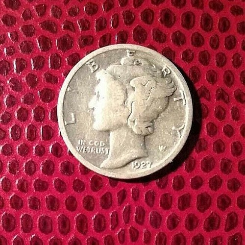 One mercury dime 1927 - one,