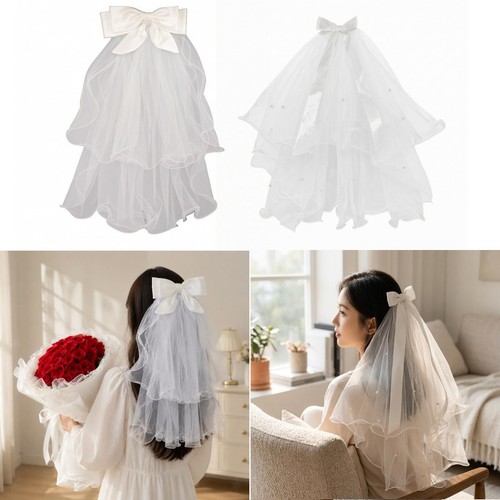 Velo sposa con fermaglio - con,