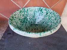 Antico Lemmo In Ceramica Di Caltagirone Diametro Cm.35 X H Cm 20 Come Foto