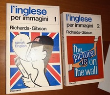 DIZIONARIO VOCABOLARIO ITALIANO INGLESE L'INGLESE PER IMMAGINI RICHARDS GIBSON