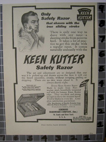 1910 keen kutter rasoio - keen,