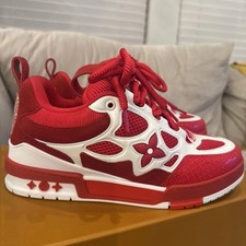 Louis Vuitton Men's Red Skate