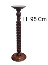 Colonna portavaso in legno