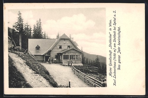Cartolina ospedale karl - a., s.,