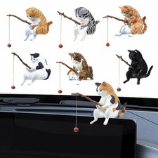 Cute Fishing Cat Figure Fish